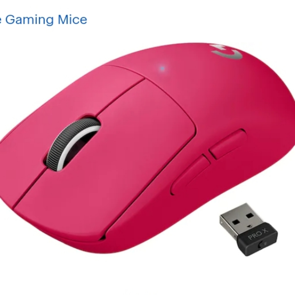Logitech Pro X Superlight Magenta Gaming Mouse